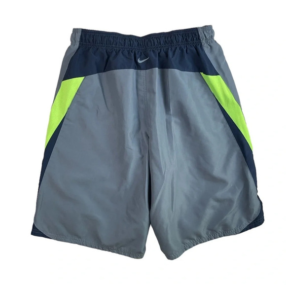 SH689 Mens Nike Athletic Brand Performance Beach Lined Swim Trunks M - Picture 6 of 7